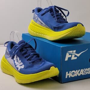 HOKA Carbon X Amparo Blue Running Shoes Men's Sz 9.5 D